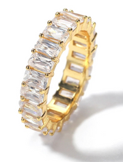 Brittany Baguette Rectangle Ring