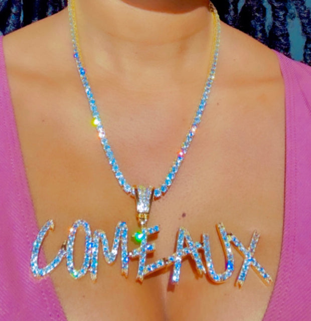 Icy Bold And Brushed Necklace