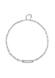 Carlee Clip Chain Choker Necklace 6mm