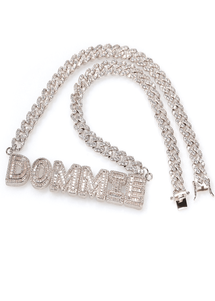 Icy Baguette Cuban Necklace