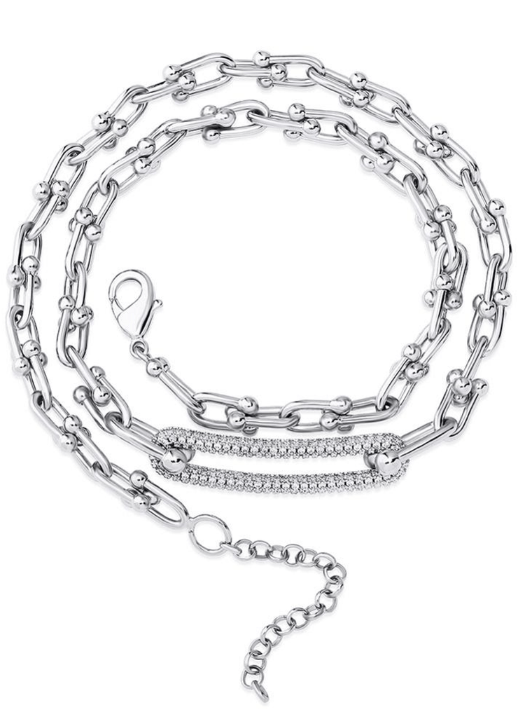 Carlee Clip Chain Choker Necklace 6mm